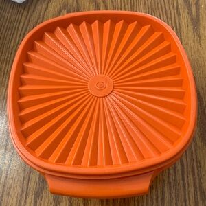 Vintage Orange Tupperware
